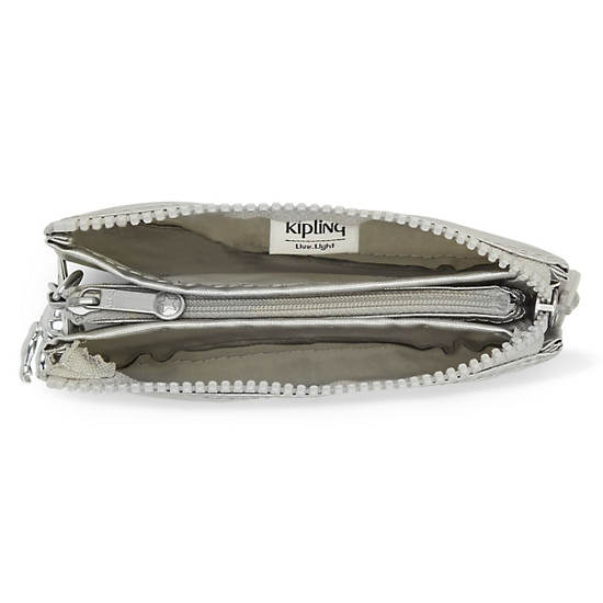 Kipling Creativity Small Metallic Pouch Vesker Sølv | NO 1106PJ